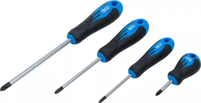 Šroubováky JIS 1 ÷ 3 BGS1070049 (křížová drážka dle japonských norem) (Sada 4 díly) (BGS1070049)