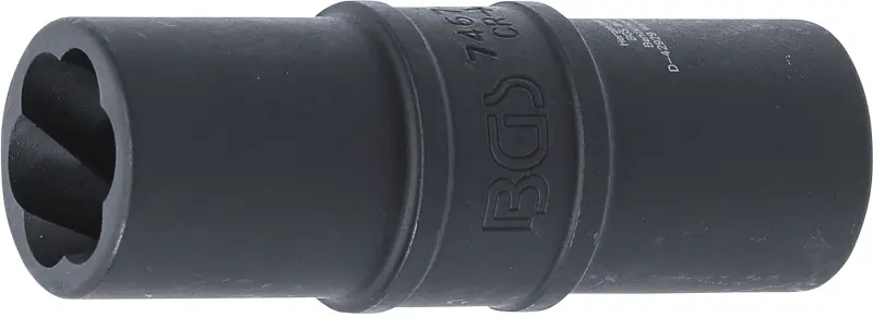 Nástrčná hlavice 1/2" 17 mm BGS 7467-17 pro poškozené šrouby (BGS107467-17)