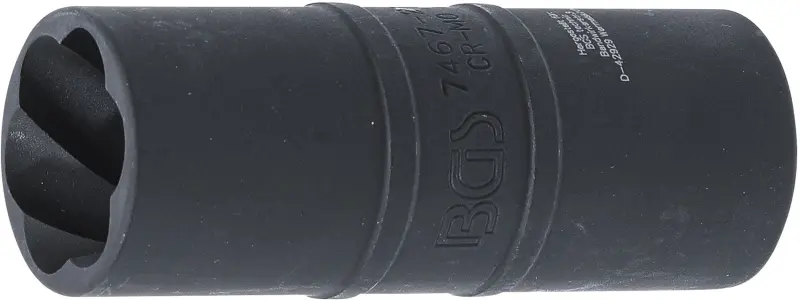 hlavice nástrčná 1/2" 21 mm pro poškozené šrouby, BGS 7467-21 (BGS107467-21)