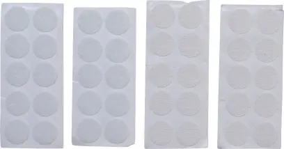 kolečka na suchý zip - bílé, Kraftmann, 40 dílů, BGS 80555 (BGS1080555)