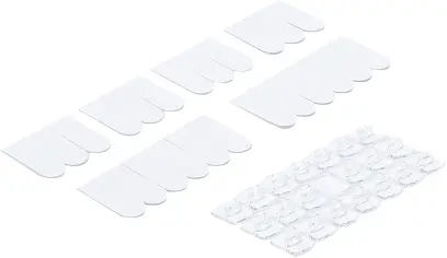 Sada dekoračních úchytek transparentní 20dílná, BGS 80899 (BGS1080899)