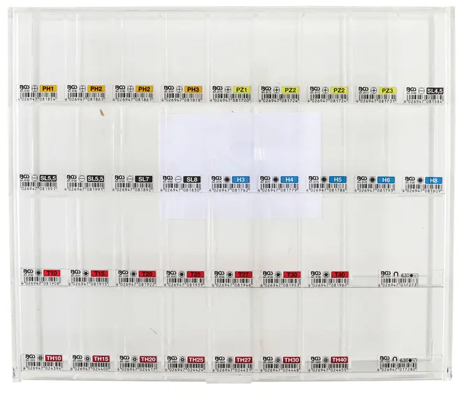 Prodejní stojan | prázdný | pro bity a držáky bitů (BGS109328-LEER)