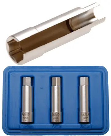 Nástrčné hlavice 3/8" 8 ÷ 10 mm BGS107191 pro žhavící svíčky Fiat, Alfa, Lancia Sada 3 díly (BGS107191)