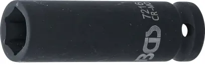 Nástrčná hlavice 1/2" 16 mm BGS107216, prodloužená, tvrzená, Pro Torque (BGS107216)