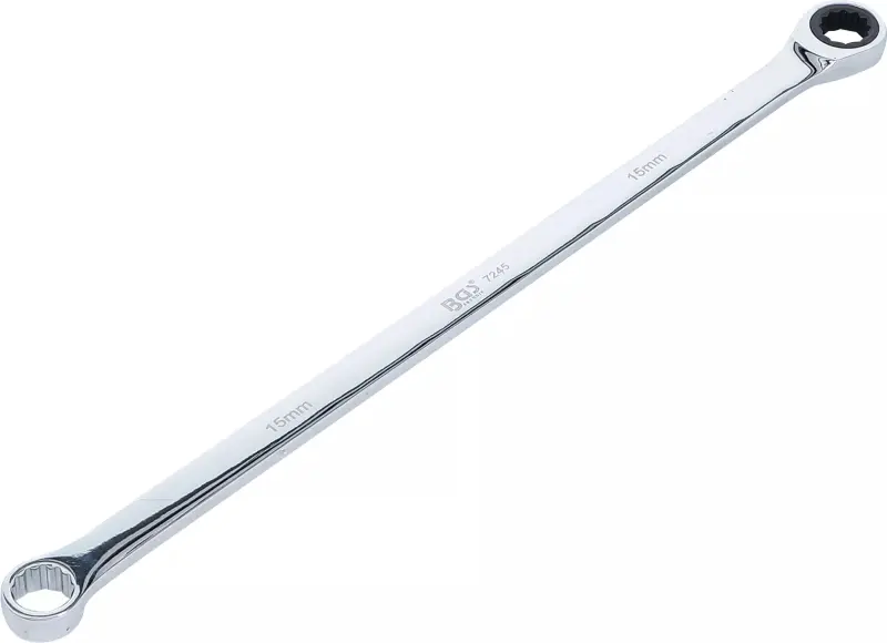 Očkový ráčnový klíč 15 mm BGS107245 extra dlouhý (BGS107245)