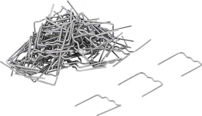 Svorky pro opravu 0,8 mm BGS1073351, ploché (Sada 100 dílů) (BGS1073351)