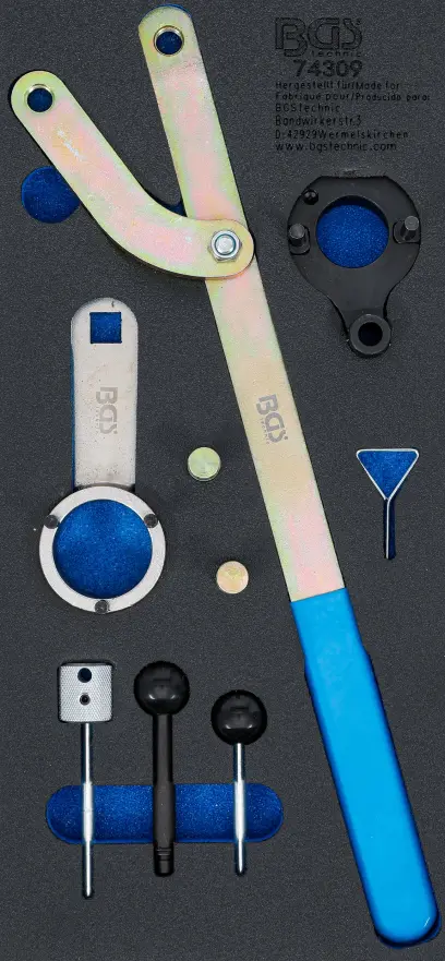 Nářaďový modul 1/3: BGS1074309 Nářadí k nastavení motoru - VAG 2.0 TDI Common Rail (BGS1074309)