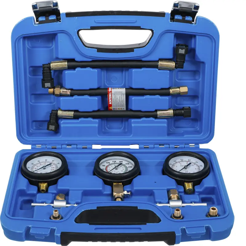 Testery komprese a tlaku paliva BGS1074355 pro motocykly (Sada 11 dílů) (BGS1074355)