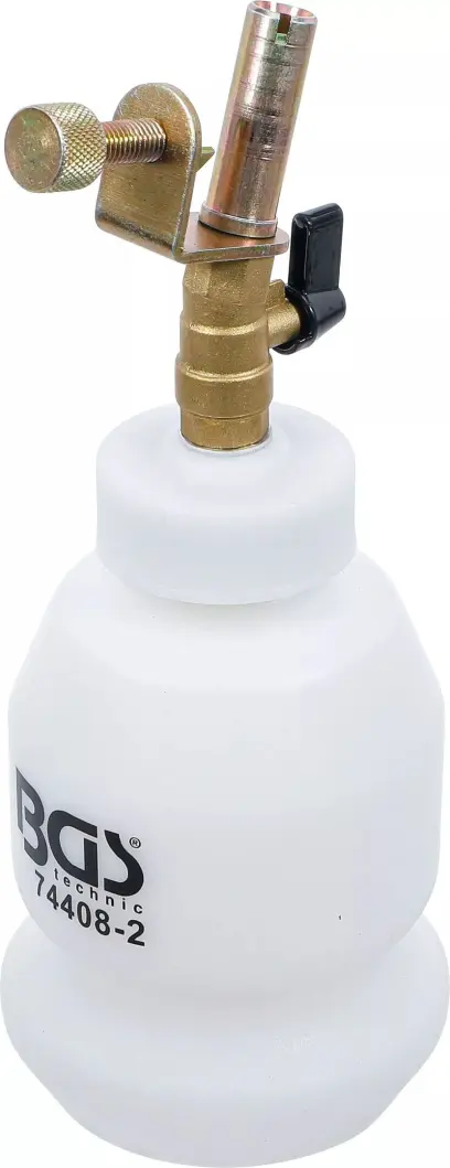 Láhev 1 l na dolévání brzdové kapaliny BGS1074408-2 pro odvzdušňovač brzd BGS 74408 (BGS1074408-2)