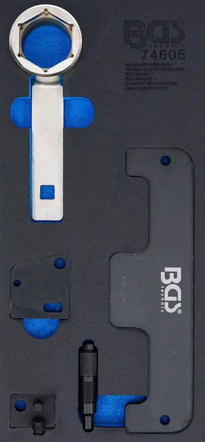Nářaďový modul 1/3 - BGS1074605 Nářadí k nastavení časování motoru VAG/Porsche (Sada 6 dílů) (BGS1074605)
