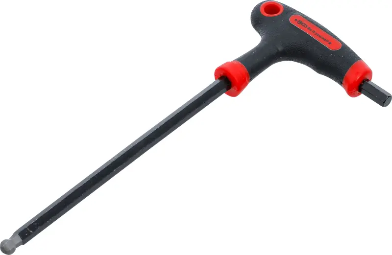 Zástrčný šestihranný klíč (inbus) Kraftmann 7 mm s T-rukojetí BGS107882-7 a boční čepelí (BGS107882-7)