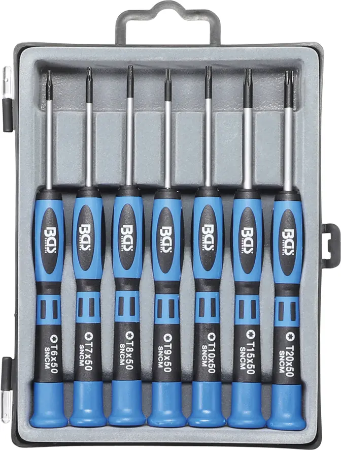 Přesné šroubováky BGS 7967 T-profil 7 dílů (BGS107967)