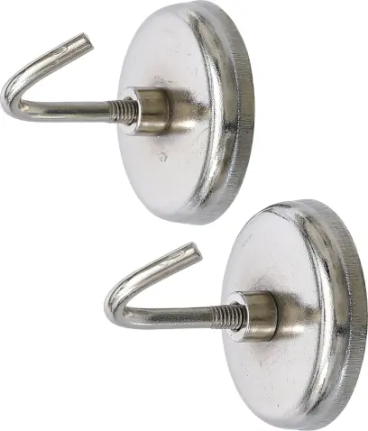 BGS 79913 Kraftmann - Háček magnetický kulatý pr. 34 mm 2 díly (BGS1079913)