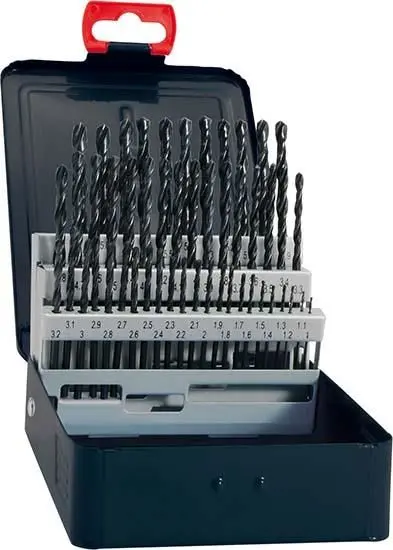 Sada spirálových vrtáků D IN338 HSS tvářený typ RN 1,0 - 13 mm 25 ks FORTIS