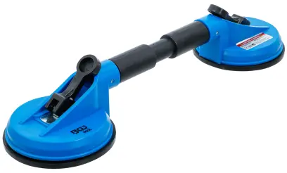 BGS 8000 Nosič skla - 2 výklopné přísavky s rychloupínáním. Až 60 kg (BGS108000)