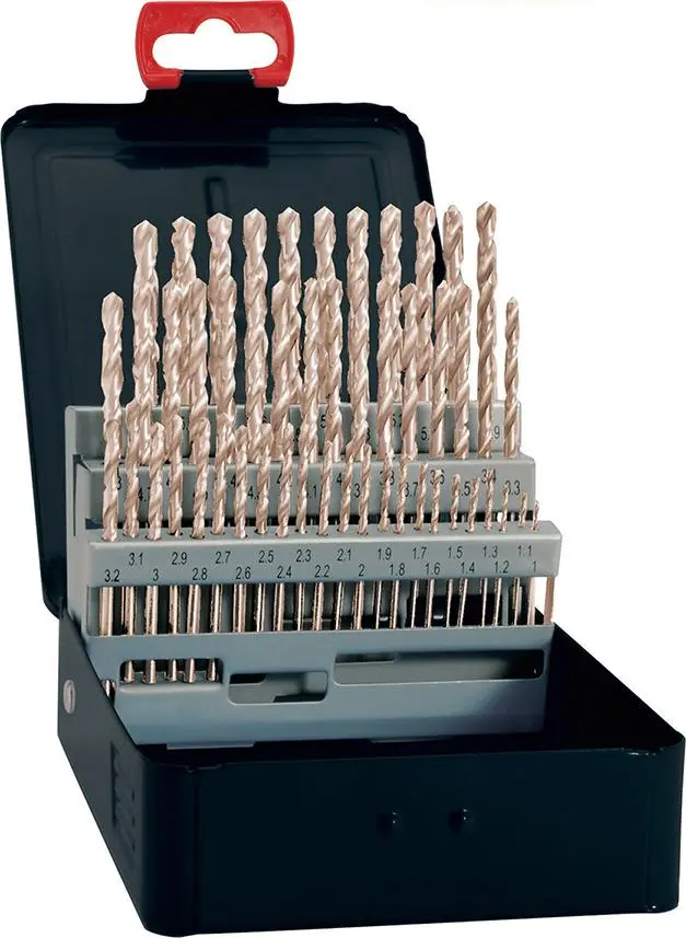 Sada spirálových vrtáků DIN338 HSS vybrušovaný typ N 1-10mm FORTIS (EDE10720005)