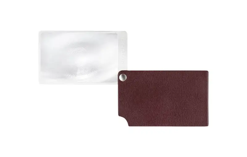 Lupa do peněženky Eschenbach visoPOCKET - červená (2,5x)