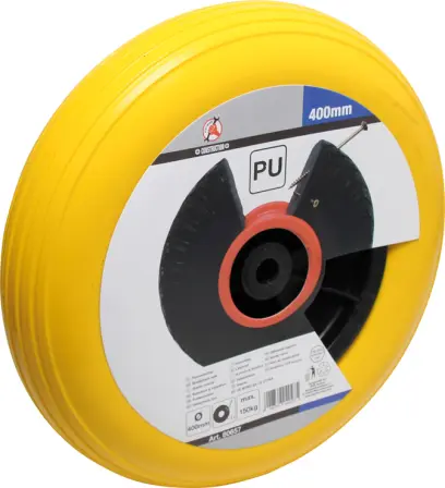 Kolo pro kolečko PU, žluté 400 mm (BGS1080657)