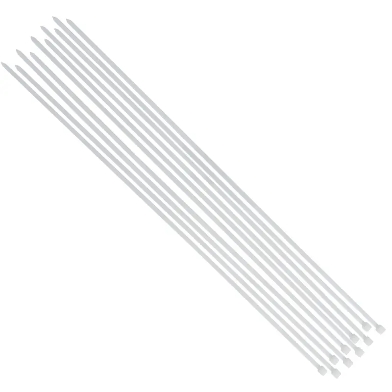 Vázací pásky Kraftmann 8,0 x 800 mm BGS1080775. Bílé (Sada 10 dílů) (BGS1080775)