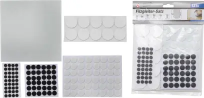 Podložky filcové BGS 80865 pod nábytek, 131 dílů (BGS1080865)