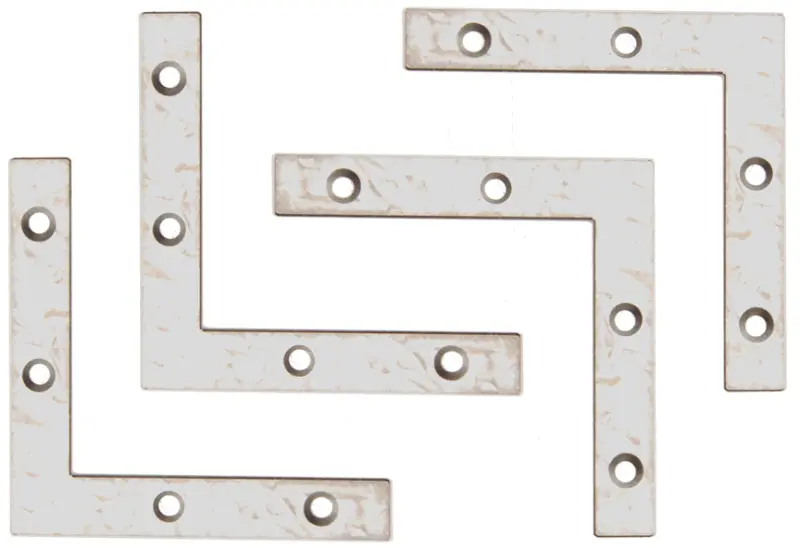 Sada spojovacích plechů ve tvaru L 75 x 75 x 12 mm (BGS1080921)