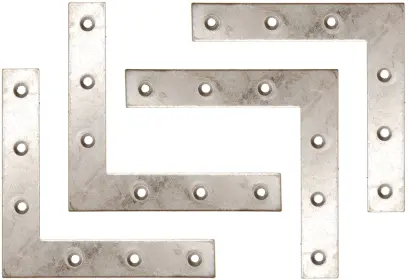 Sada spojovacích plechů ve tvaru L 100 x 100 x 15 (BGS1080923)