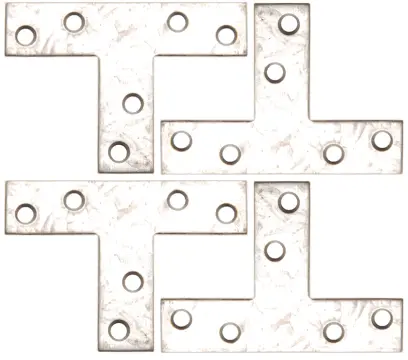 Sada spojovacích plechů ve tvaru T 70 x 50 x 16 mm (BGS1080927)