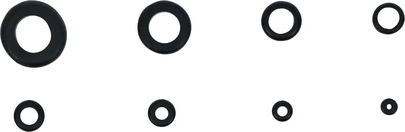 Gumové průchodky pr. 5/16" ÷ 1" BGS108112, palcové.  Sada 180 dílů (BGS108112)