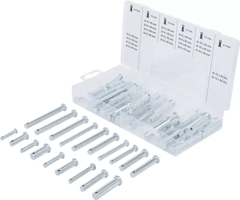 Pojistný kolík BGS 8137 sada 60 dílů (BGS108137)