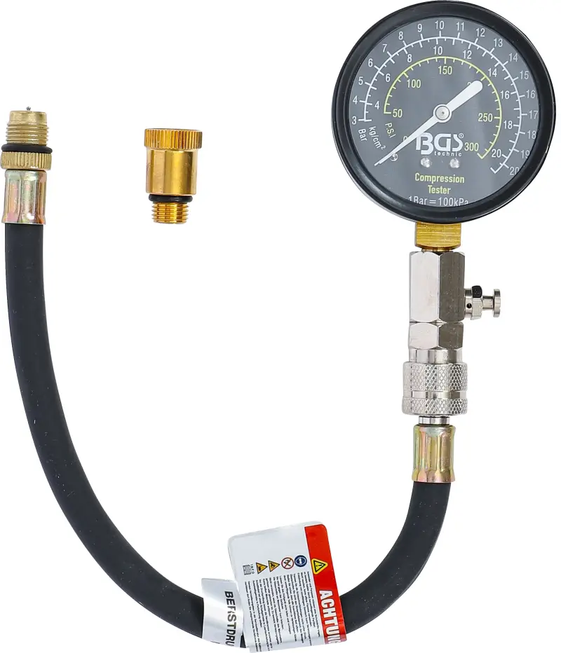 Tester pro zkoušku komprese benzínových motorů BGS108236 (BGS108236)