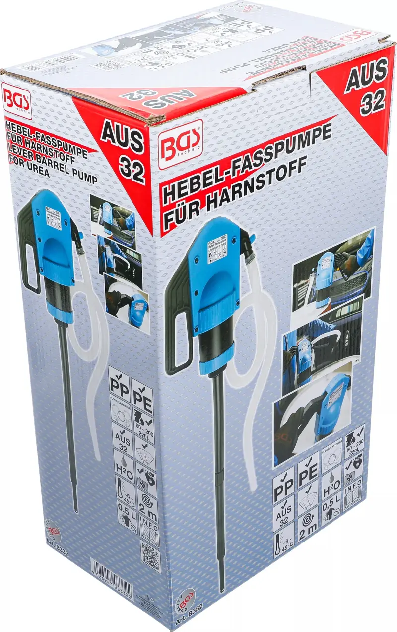 Ruční sudové čerpadlo (AUS32) BGS108332 s pákou (BGS108332)