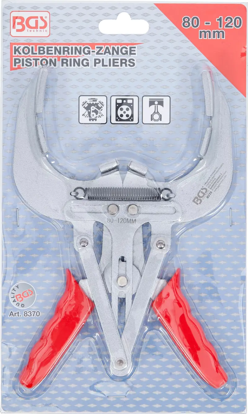 Kleště BGS108370 na pístní kroužky 80 ÷ 120 mm (BGS108370)