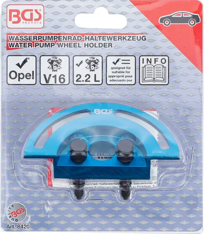 Nářadí pro aretaci kola vodního čerpadla pro motory Opel Ecotec BGS 8420 (BGS108420)