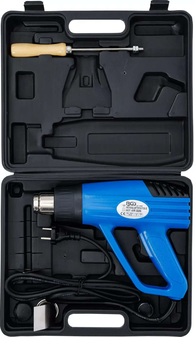 Horkovzdušná pistole BGS108495 s příslušenstvím (2000 W) (BGS108495)