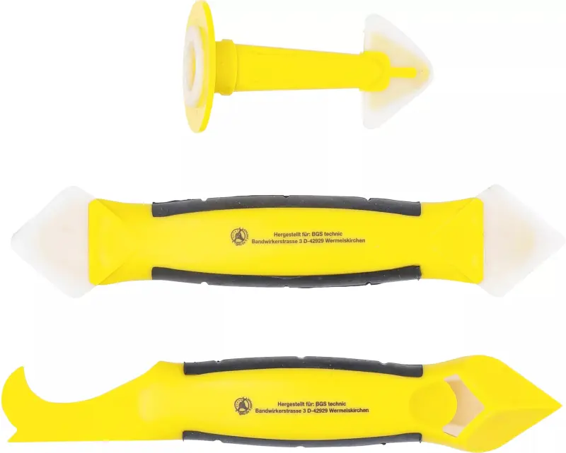 Přípravky Kraftmann BGS1085213 pro odstranění silikonových spár a stěrky. Sada 3 díly (BGS1085213)