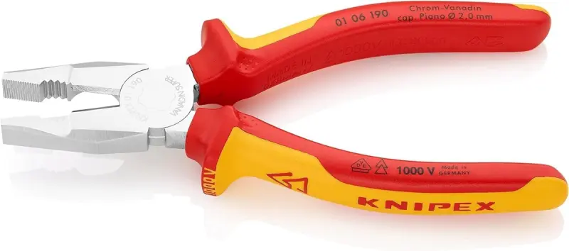 Kombinované kleště Knipex 01 06 190 190 mm (K 01 06 190)