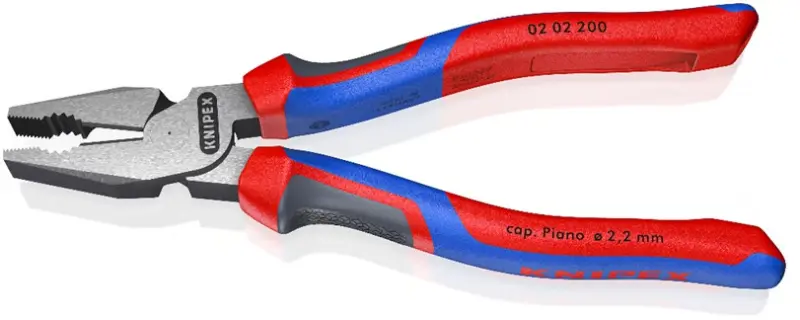 Kombinované kleště Knipex 02 02 200 IZOL. 200 mm (K 02 02 200)