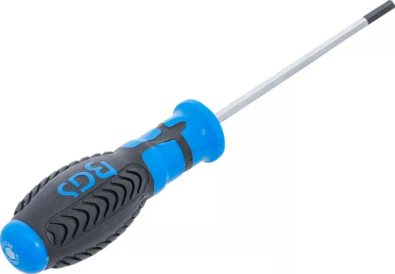 Šestihranný šroubovák (inbus) 4 x 100 mm BGS108629-5, Black tip (BGS108629-5)