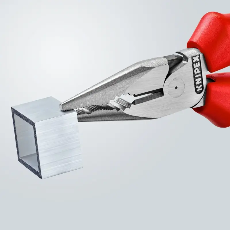 Kleště kombinované úzké ploché KNIPEX 08 22 145, 145 mm - leštěná hlava, vícesložkové návleky (K 8 22 14 5)