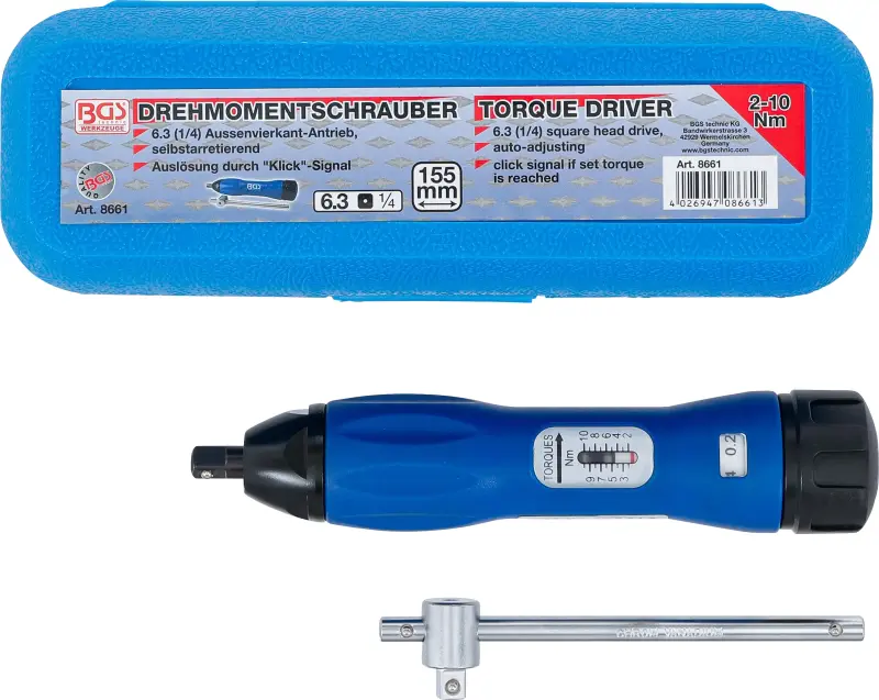 Momentový šroubovák 1/4" BGS 8661 (2-10 Nm) (BGS108661)