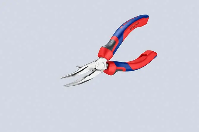 Elektrotechnické kleště 160 mm Knipex 25 25 160 kulaté přímé (K 25 25 160)