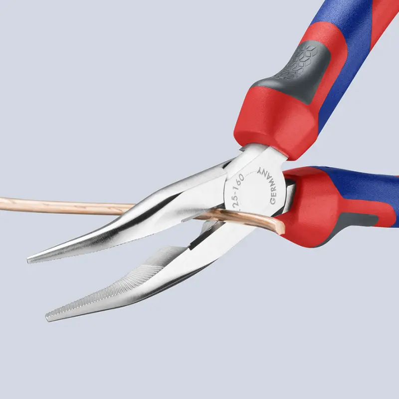 Elektrotechnické kleště 160 mm Knipex 25 25 160 kulaté přímé (K 25 25 160)