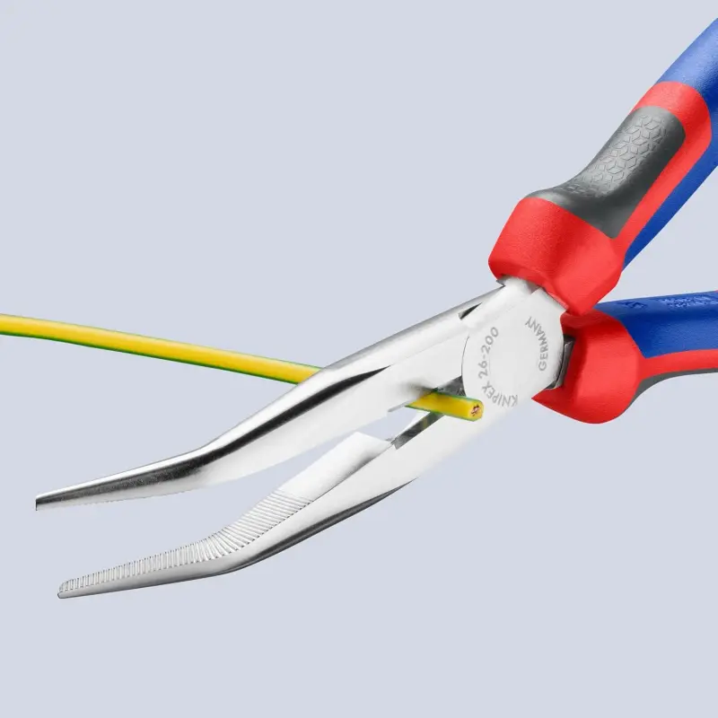 Kleště Knipex 26 25 200 půlkulaté zahnuté hroty (K 26 25 200)