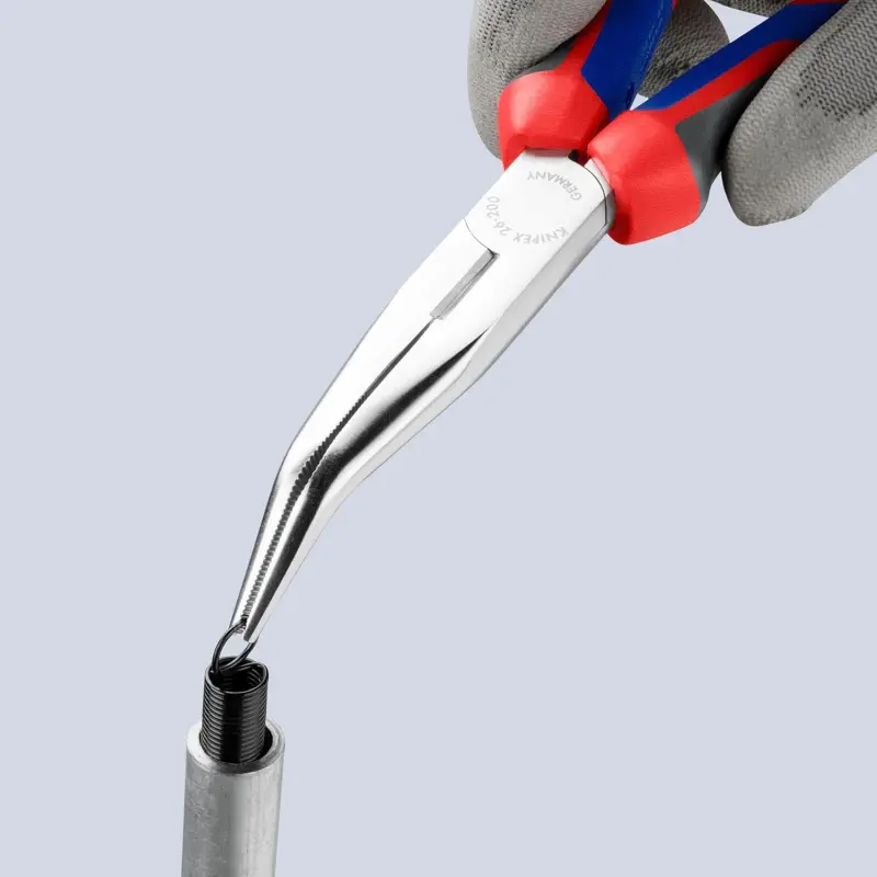 Kleště Knipex 26 25 200 půlkulaté zahnuté hroty (K 26 25 200)