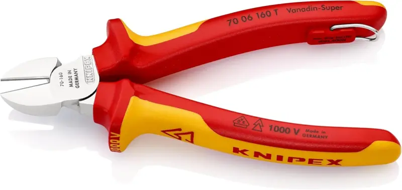 Kleště Knipex 70 06 160 T štípací boční T, prodl.břit., VDE 1000 V (K 70 06 160 T)
