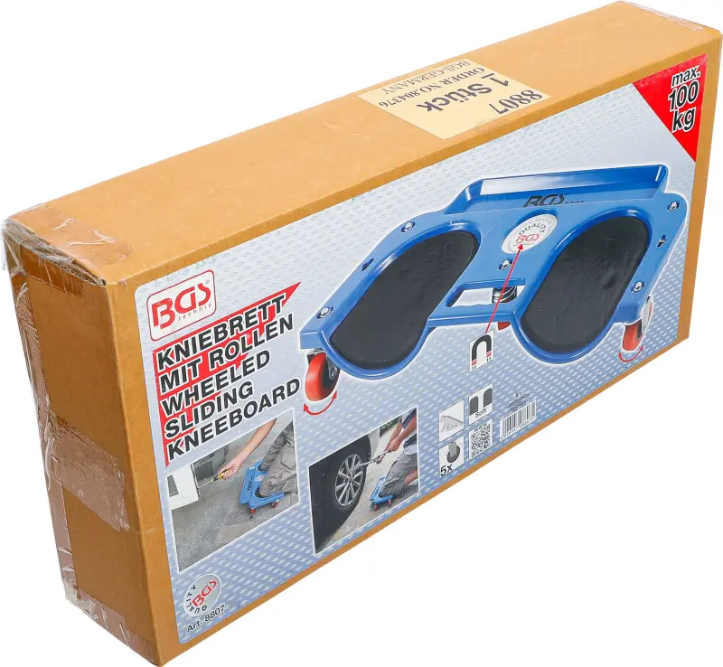 Pojízdný chránič kolen BGS108807 max. 100 kg (BGS108807)