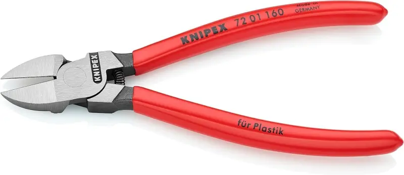 Kleště Knipex 72 01 160 štípací boční bez fazety, PVC (K 72 01 160)