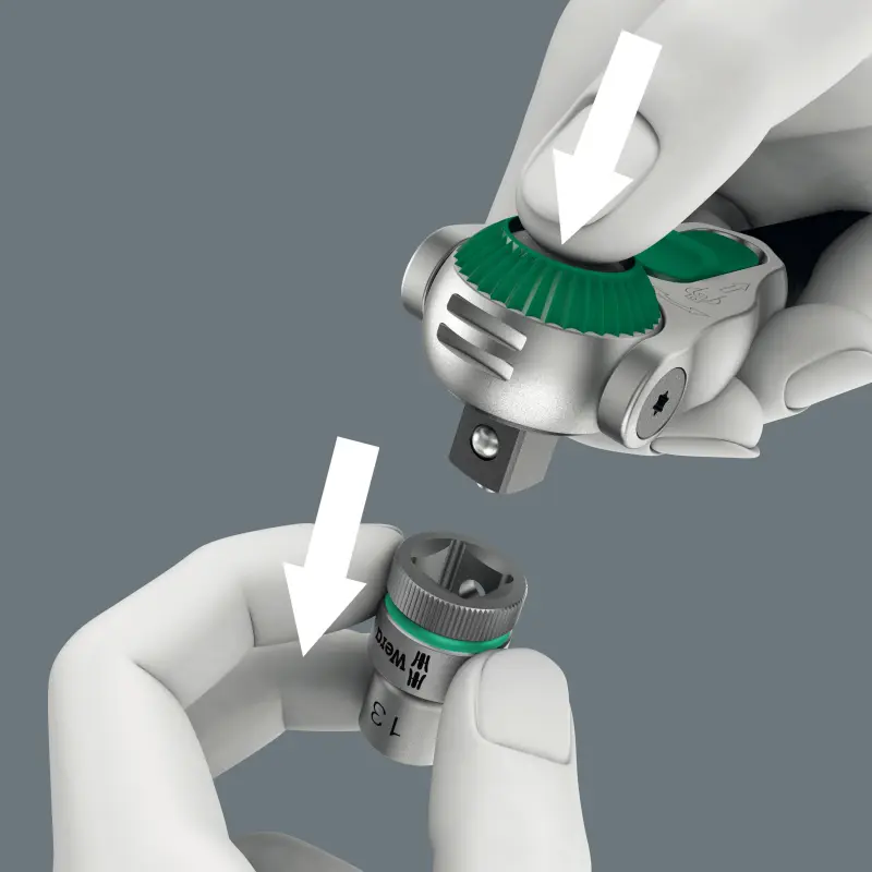 Wera 003594 Ráčnová sada Zyklop Speed 3/8" 8100 SB 2, metrická - 43 ks (W05003594001)