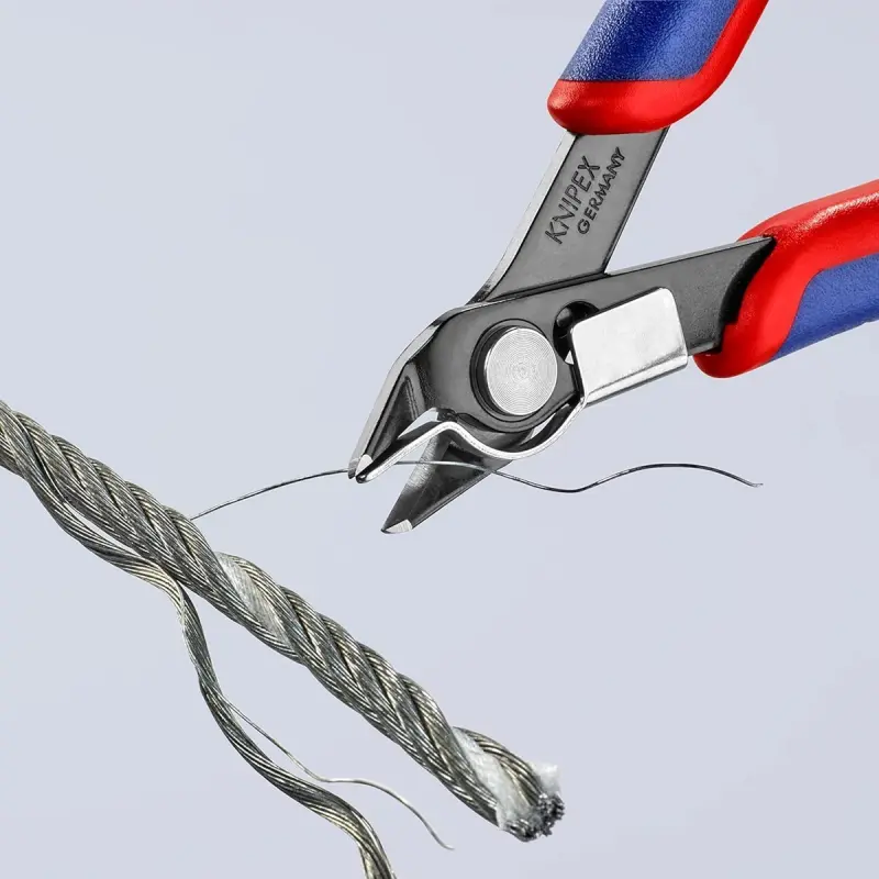 Boční štípací kleště Knipex 78 91 125 - Electronic Super-Knips, tvrdé dráty (K 78 91 125)