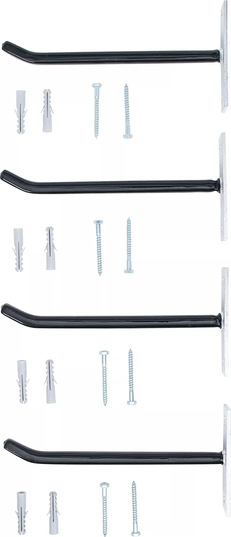 Nástěnné háky 250 mm na zavěšení disků kol BGS1088304 (Sada 4 díly) (BGS1088304)